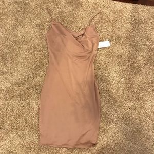 Fashion Mauve Pink Body Con Dress
